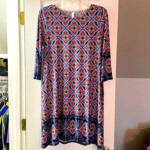 3/4 length sleeve dress with pockets
